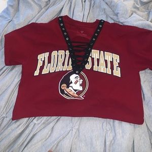 FSU Cropped Tee